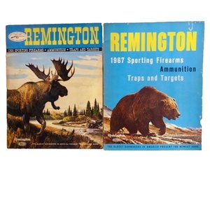 VINTAGE 1960s~REMINGTON~SPORTING FIREARMS, AMMUNITION, TRAPS + TARGETS CATALOGS
